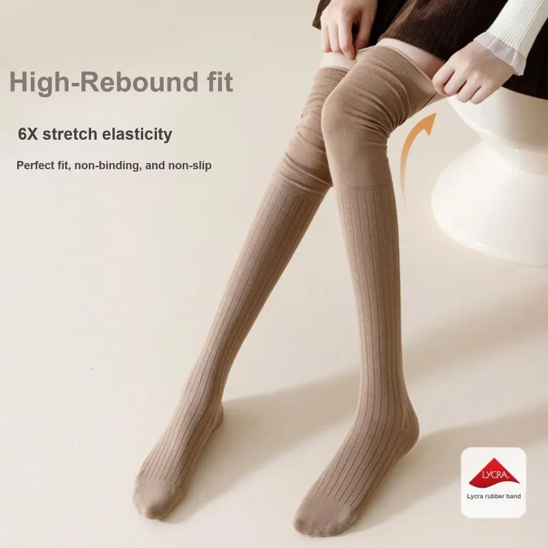 XXLLG Knee High Socks Women's 2 Pack-3