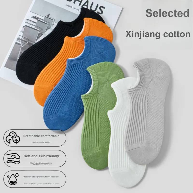ZEROIN No Show Socks Unisex 5 Pack-49