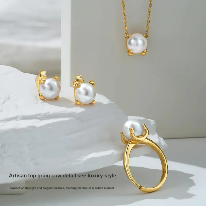 ME LUXE Pearl Rings Women's-4