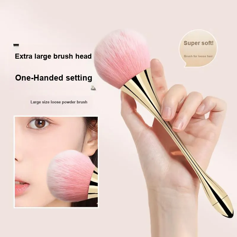 JIAOXUEFEI Small Round Pendant Loose Power Brush Rouge Blush Easy To Apply And Even-1