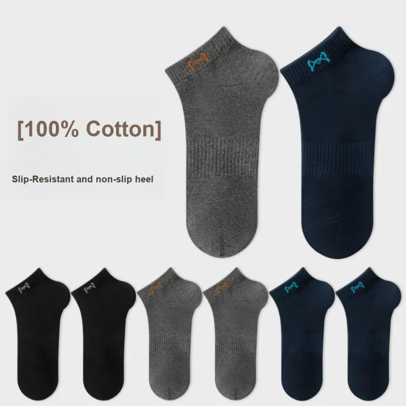 MIIOW No Show Socks Men's 6 Pack-3