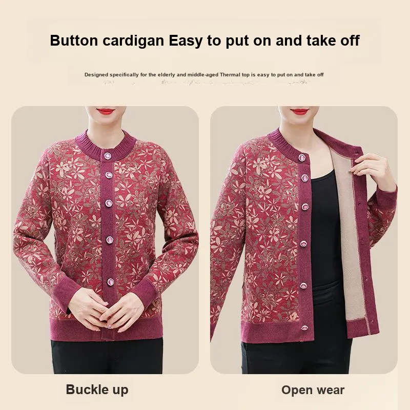 Cotton Gene Thermal Tops Women's Ginger Red-2
