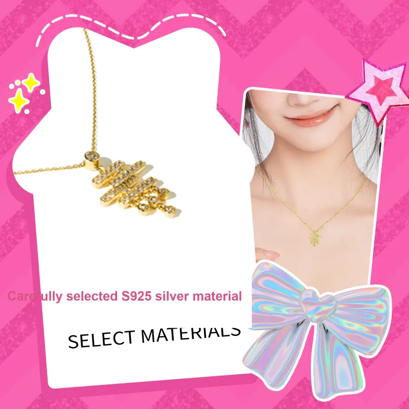 Barbie S925 Silver Necklaces Women's-8