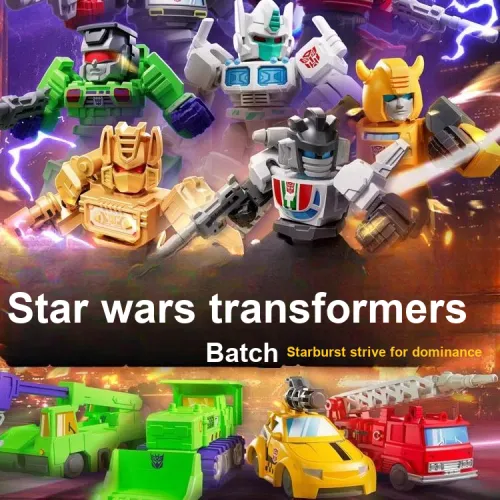 Bloks Transformers Star Edition Second Release Origin Blind Box Single Mystery Box Целая коробка 12 шт