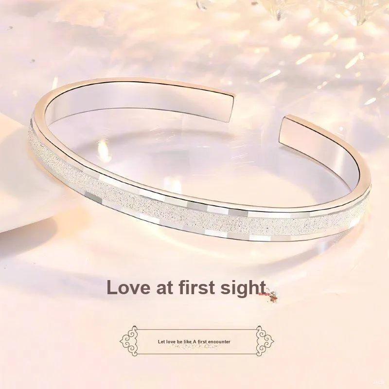 BMK S999 Fine Silver Bangles Women's-1