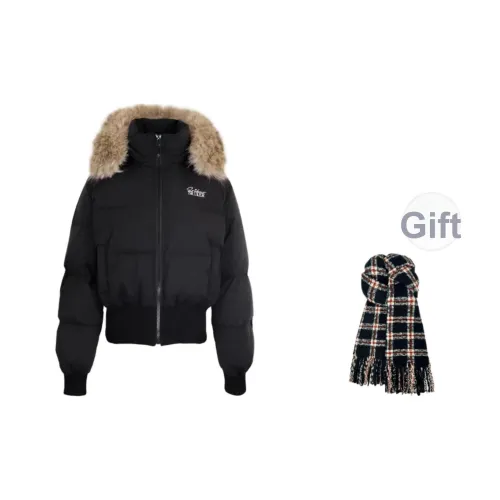 GHPC Черный С подарками Шарф Женские Пуховики