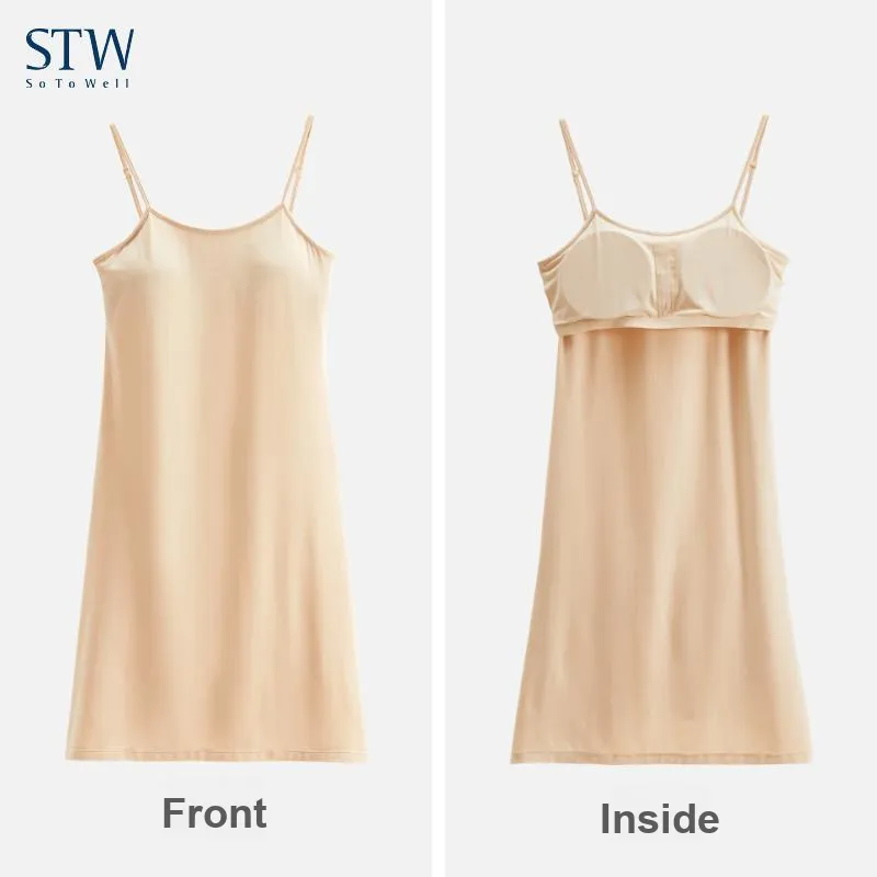 STW．SOTOWELL Modal Nightgown Women's-2