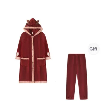 ROUKEER Unisex Bath Robes