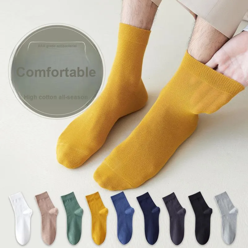 MIIOW Knee High Socks Men's 5 Pack-1