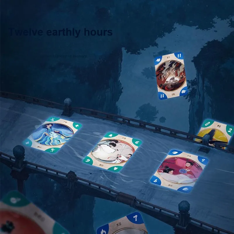 YOUXISHIGUANG Wangchuan Bridge, Card Multiplayer Competition, Casual Party Card Building Team Board Games-2