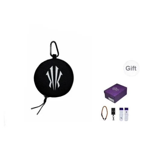 Anta Irving Series Synthetic Leather Wallet Coin Purse Unisex Purple