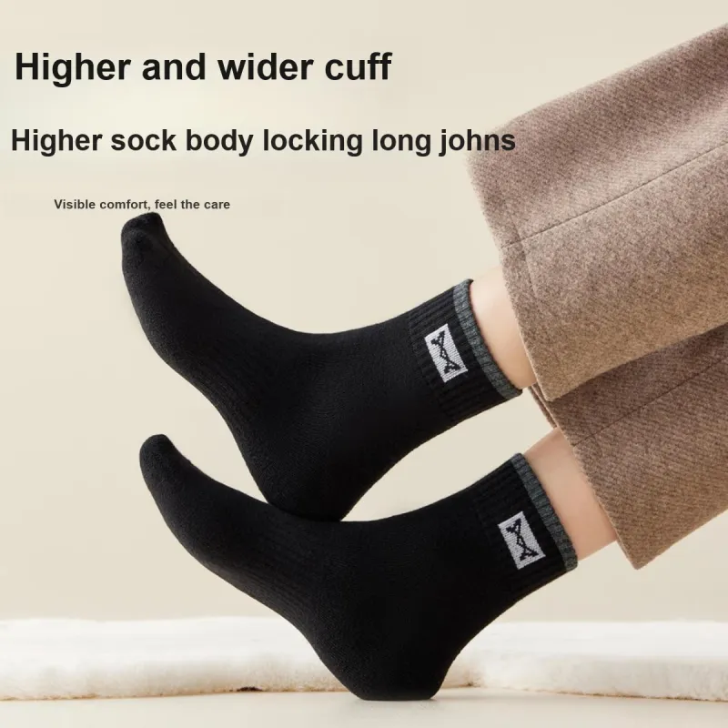 MIIOW Mid Calf Socks Men's 3 Pack-5