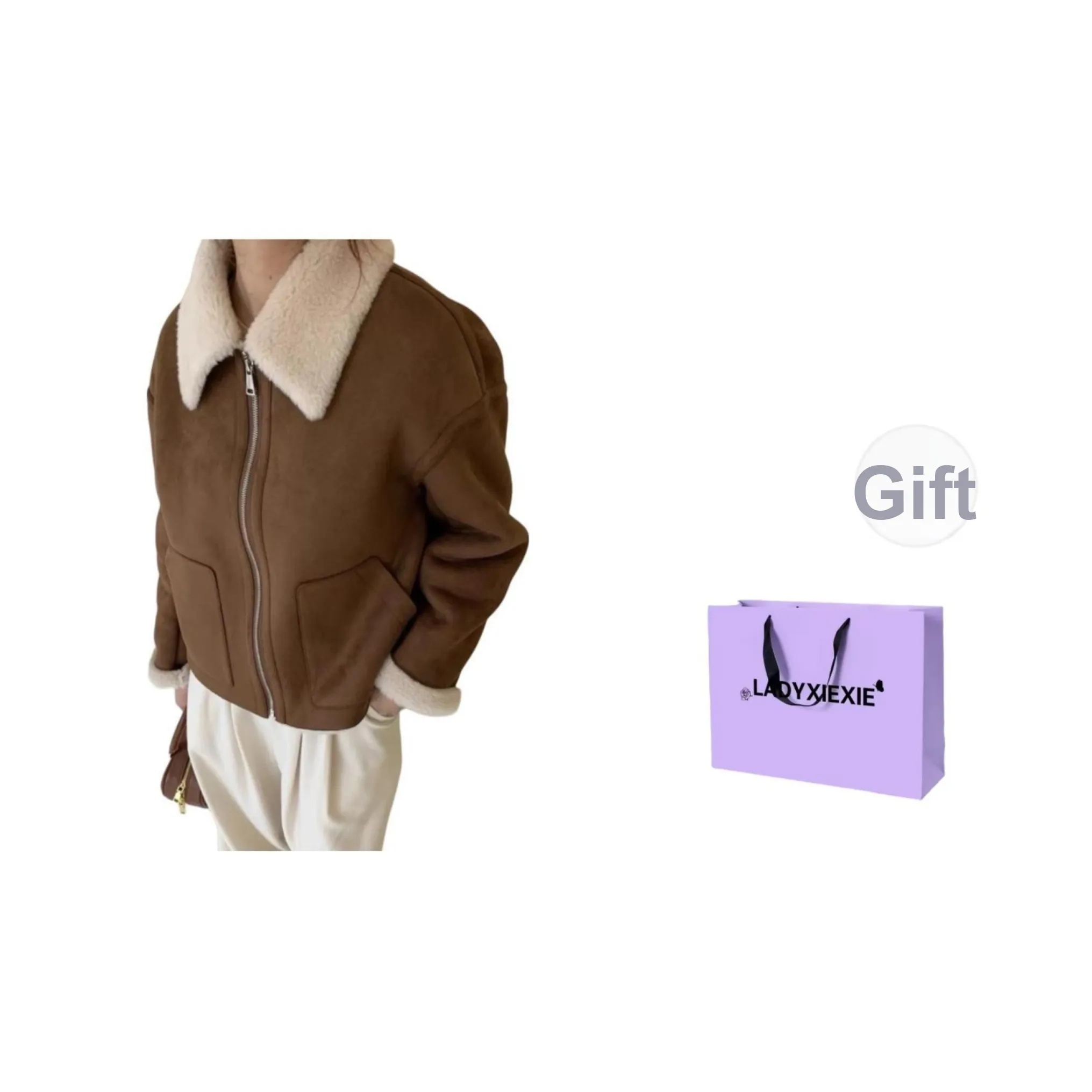 LADYXIEXIE Бархат Feel Пальто Женское