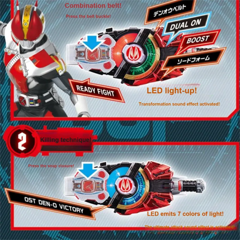BANDAI Kamen Rider GEATS Extreme Fox DX Electric King Transformation Belt With Buckle Assembled Models-2