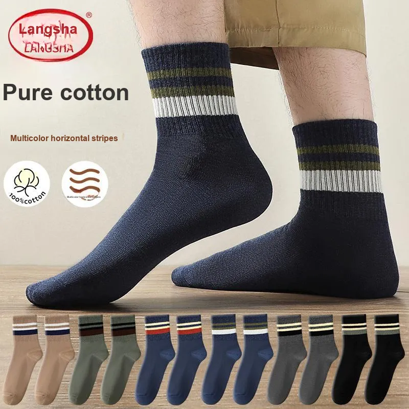 Lanza Mid Calf Socks Men's 6 Pack-8