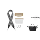 [Trumpets Two-Piece Set 3]Canvas Wide Strap+White Waterproof Liner (Includes Spring Ring *2)
