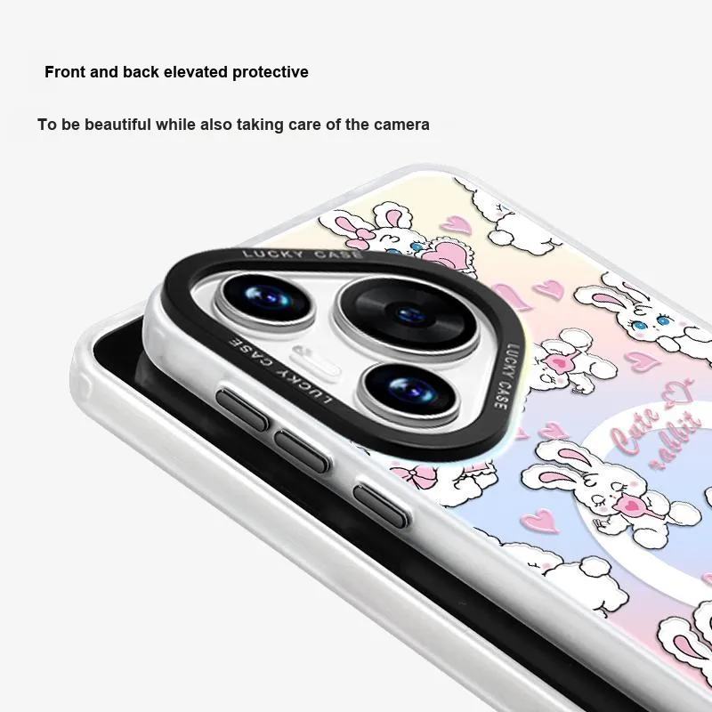 Marsfield TPU Material Double Layer Imd Laser Magnetic Phone Cases Compatible With Huawei P70/60/MATE60/50 Pro-3