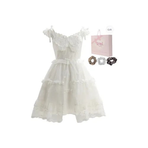 SNBL Slip Платье Бабочка Koi Женское Белое