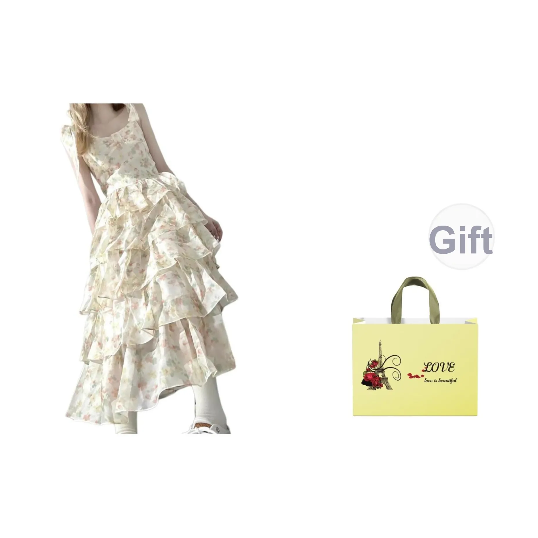 CHARM GLOW Slip Платье Женское Желтое