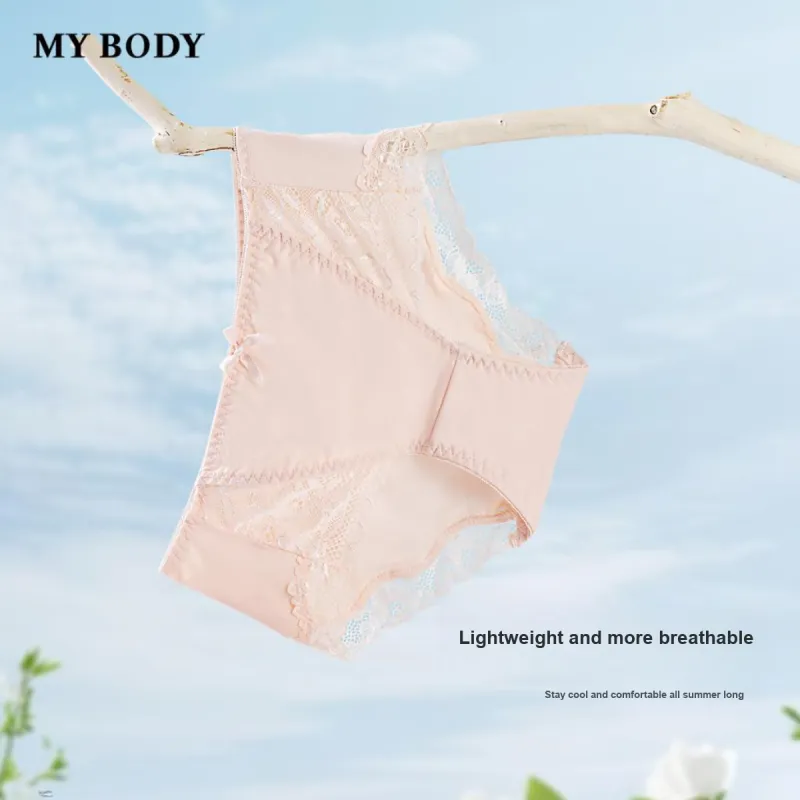MY BODY Sexy Lace Underpants Women's 4 Pack-2