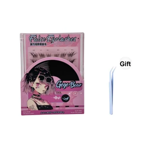 Gege Bear Накладные ресницы Slanted Flying для улучшения внешнего вида глаз стиль