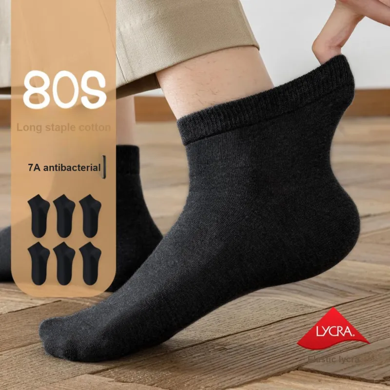 H YXIANG Ankle Socks Men's 6 Pack-19