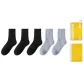 [5 Pack]3 Black+2 Dark Gray