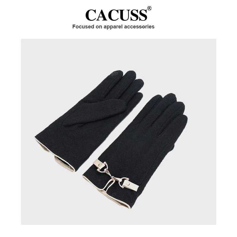 CACUSS Junior Wool Knit Gloves Women's-1