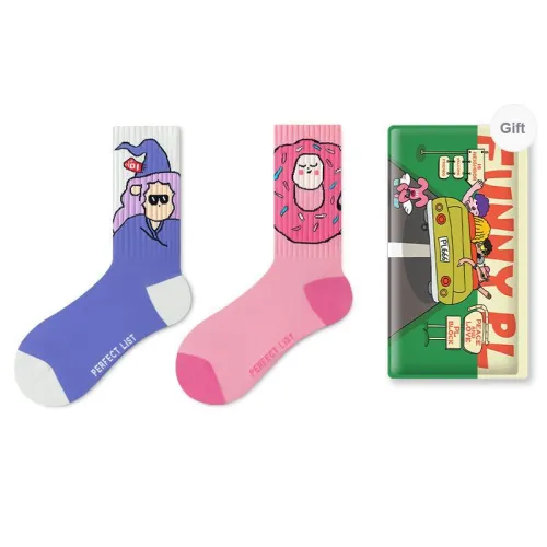 PL Mid Calf Socks Unisex Shopping Bag 2 Pack