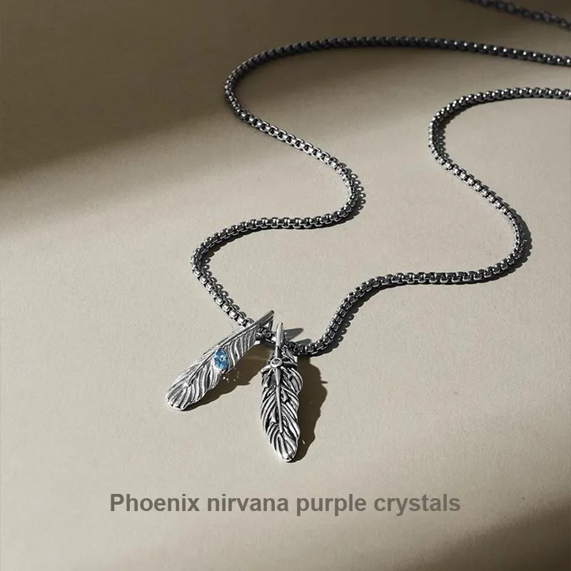 FOREVER MELODY 925 Sterling Silver Necklaces Men's-2