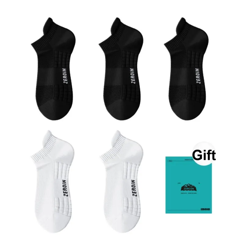ZEROIN Ankle Socks Unisex Shopping Bag 5 Pack-15