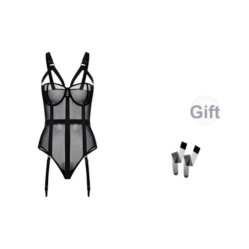 XIUDAI Черный Женское боди