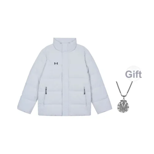 Under Armour Down Jacket Unisex Light Gray В комплекте с ожерельем