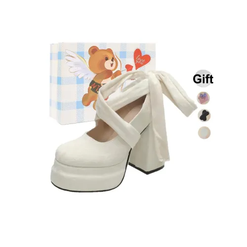 NTOZE Грубый каблук Мэри Джейн Женские туфли