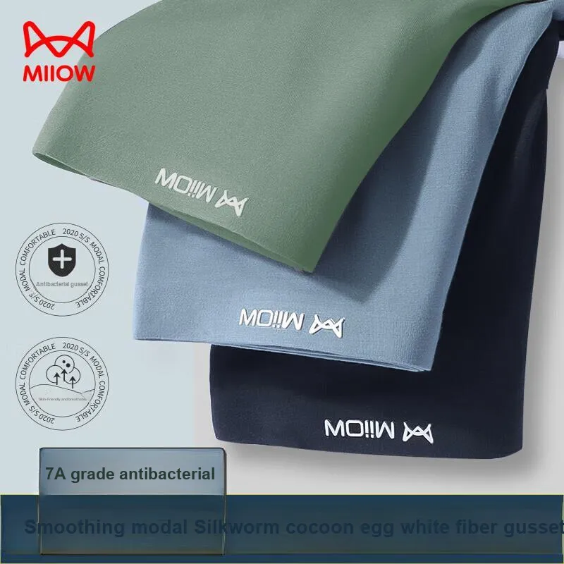 MIIOW Underpants Men's 3 Pack Mixed Color-1