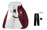 Burgundy (Comes with Fleece-Lined Casual Pants)