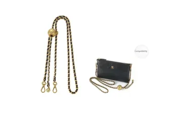 Lan Bao Fan Metal Chain Accessories Modified Bag Chain Sold Separately Bag Strap Unisex Black