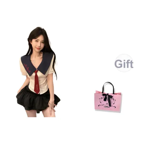 Spicy Gals Комплект с юбкой Женская Белая