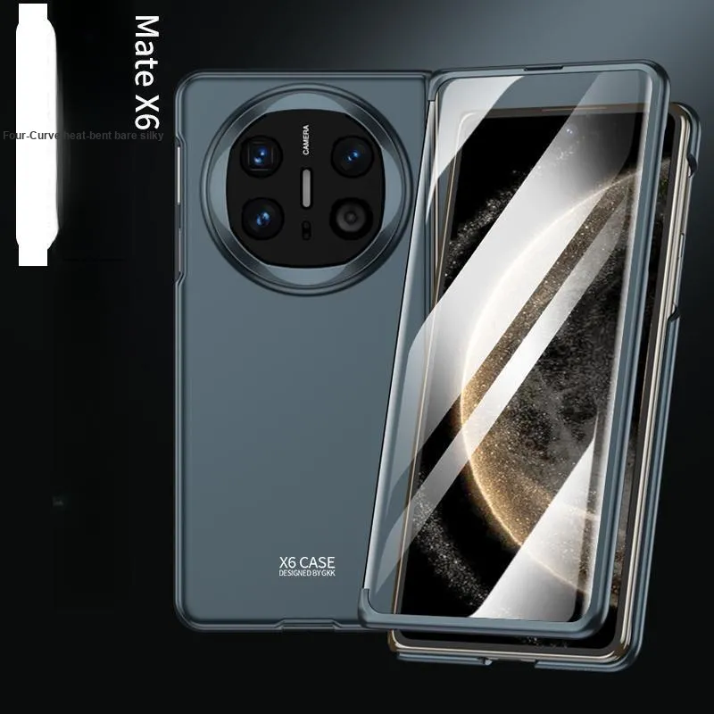 Mivana Leather Material Gentleman Business Style Phone Cases Compatible With Huawei Mate X6-4