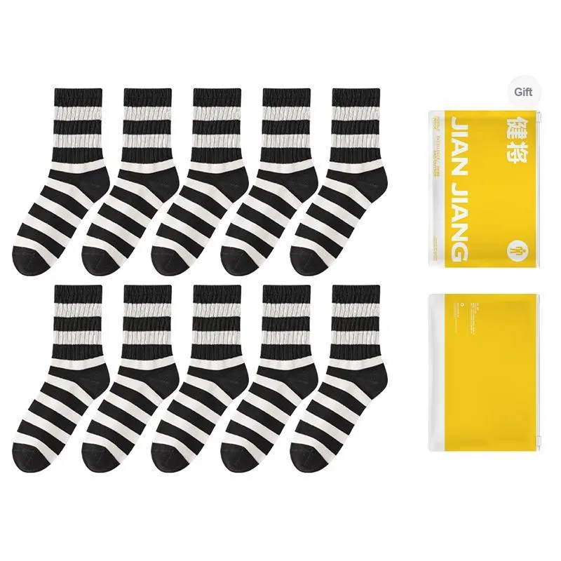 Master Mid Calf Socks Women's Shopping Bag Combo Set-21