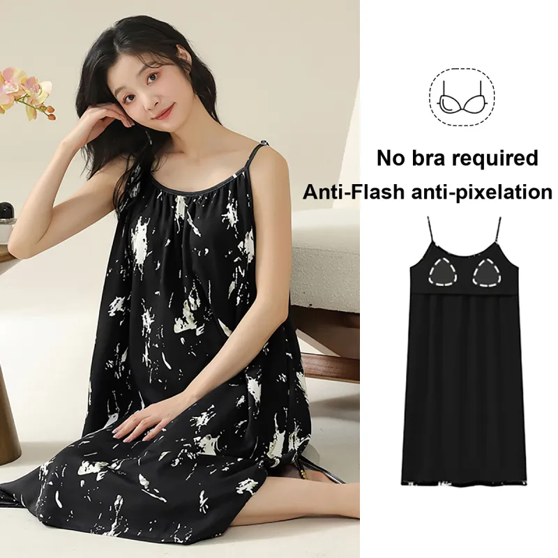 Cotton Shopping Nightgown Women's-1