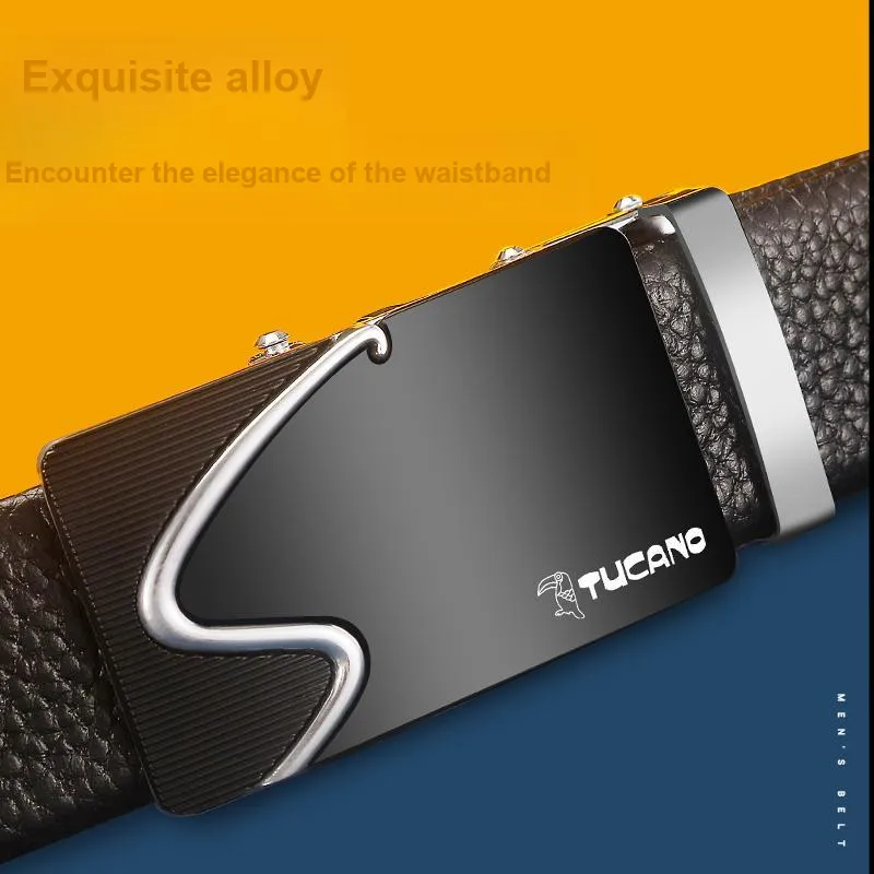 TUCANO Cow Leather Belts Men's 3.5cm-2