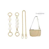 Gold-Tone Extender Chain (Camellia+Pearl+Decorative Chain)