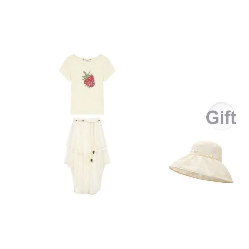 ELF SACK Two Piece Skirt Sets Women's-38