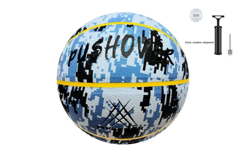 PUSHOVER PU Size 7 Basketball Size 7 Ball Training Unisex-24