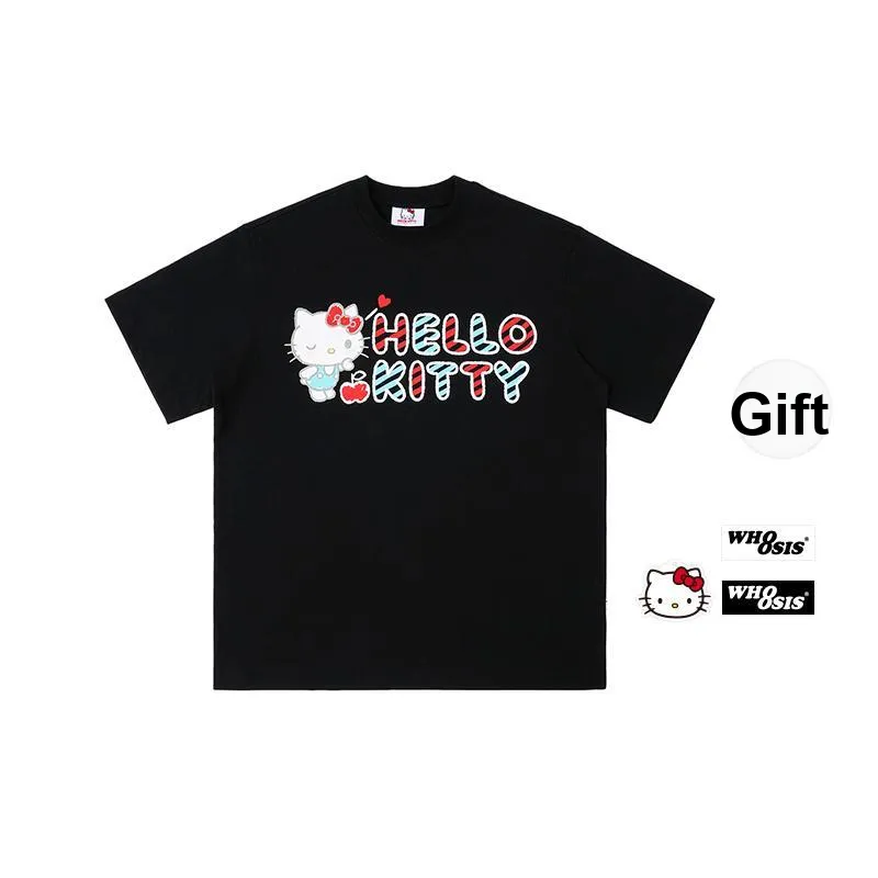 WHOOSIS x HELLO KITTY T Shirt Unisex-3