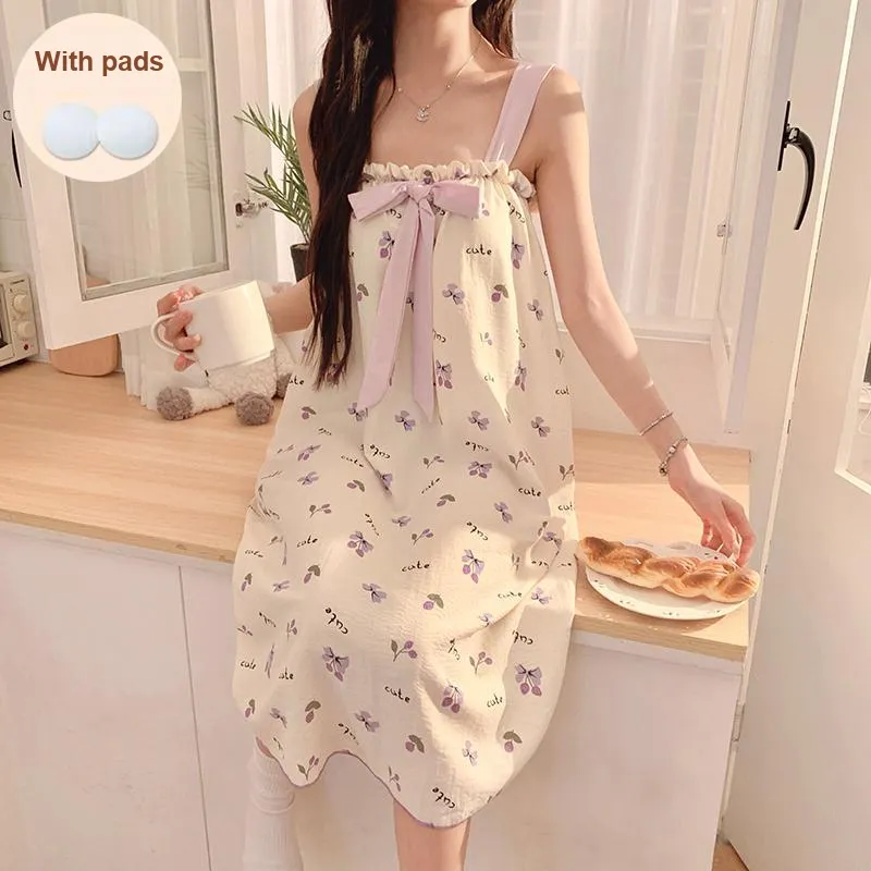 Ta Yan Nightgown Women's Purple-2