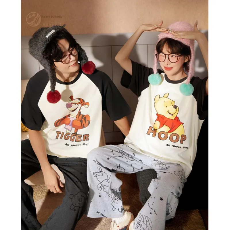 Gongdie x Disney Winnie The Pooh Series Pajama Set Men's Gift Box Set Apricot-2