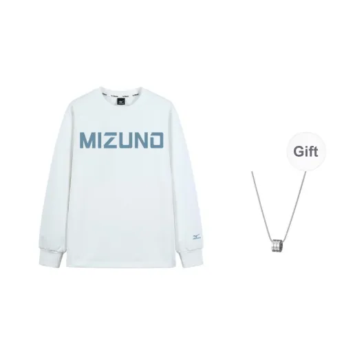 Mizuno Sweatshirt Men's White Comes With Necklace