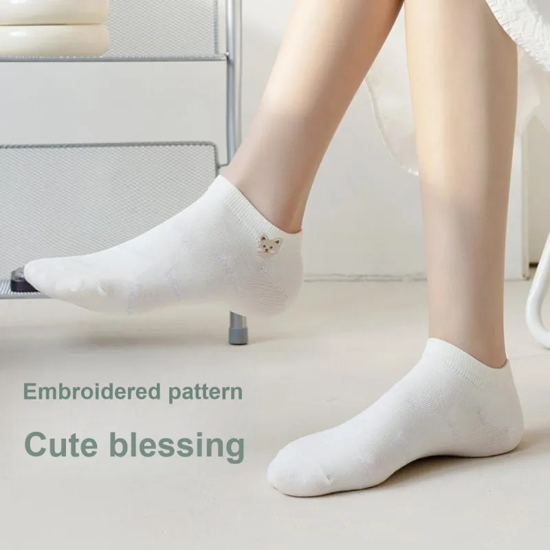 Caramella Ankle Socks Women's 5 Pack Mixed Color-4